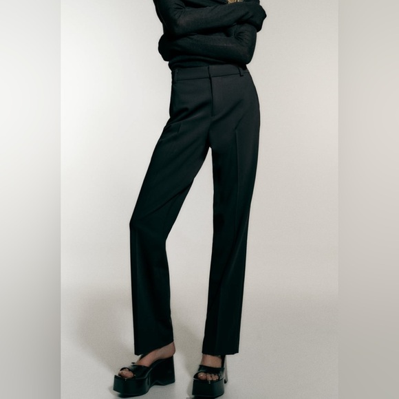 NWT Zara low rise straight leg pants/ XL . - Picture 3 of 5